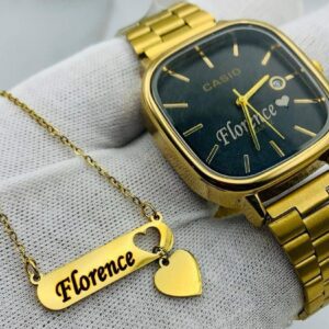 chaine + montre personnalisées